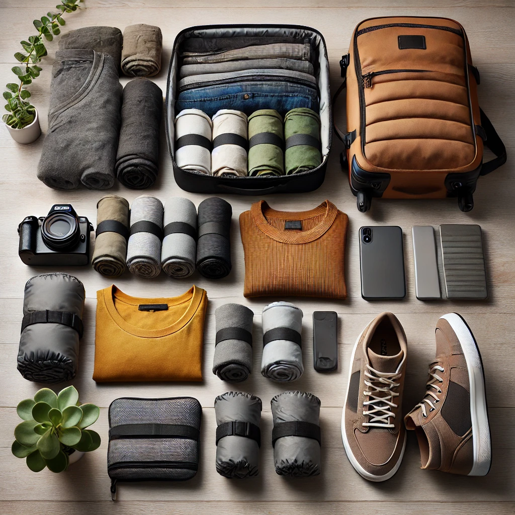 롤링 기법, 압축팩 활용, 다기능 아이템 정리