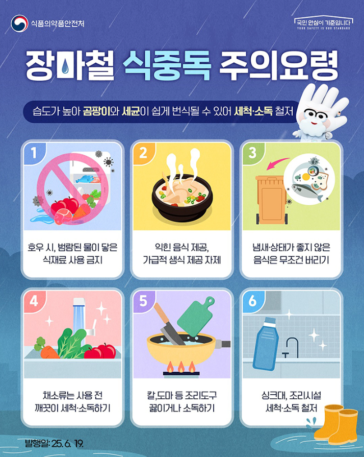 식중독 주의사항