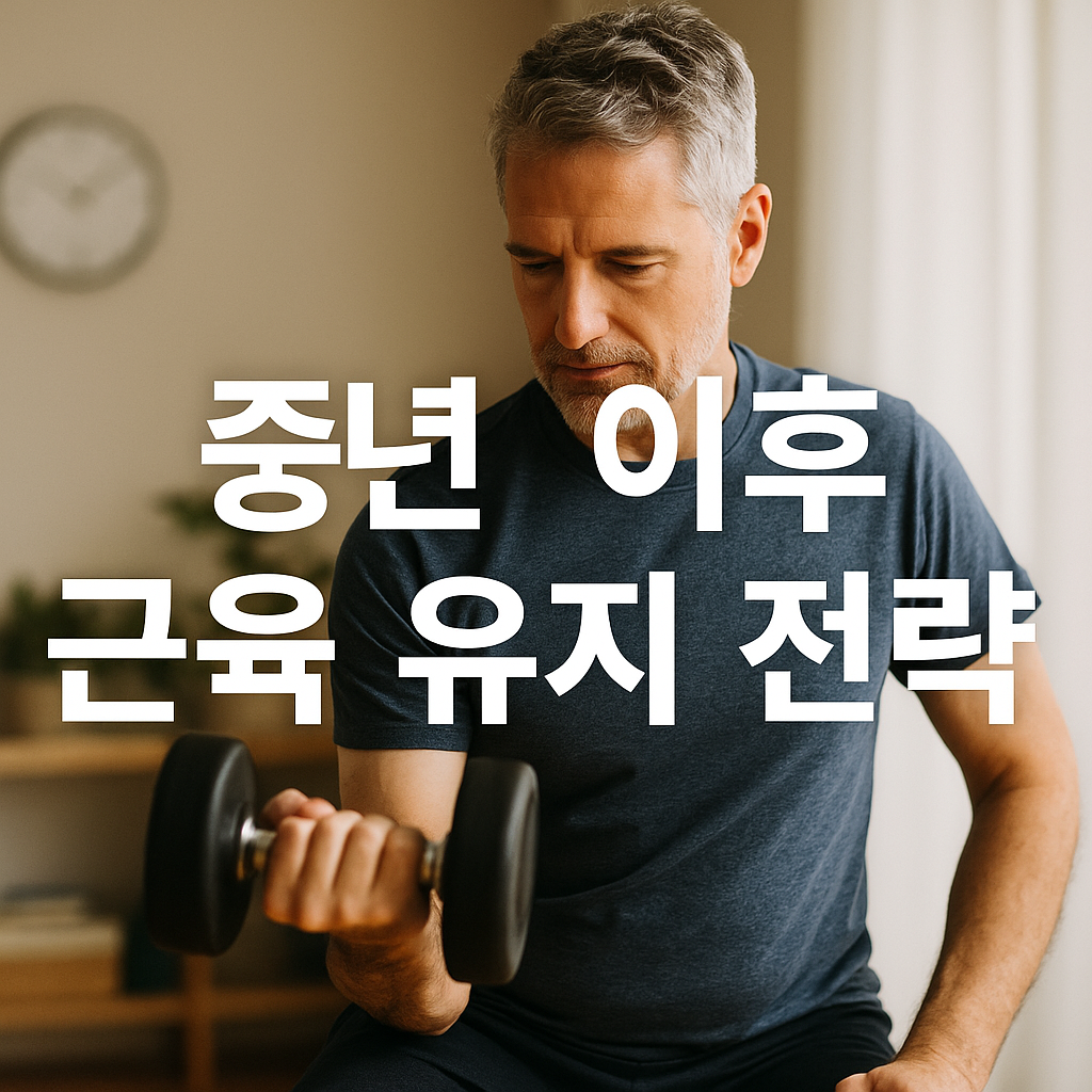 중년 이후 근육 유지 전략