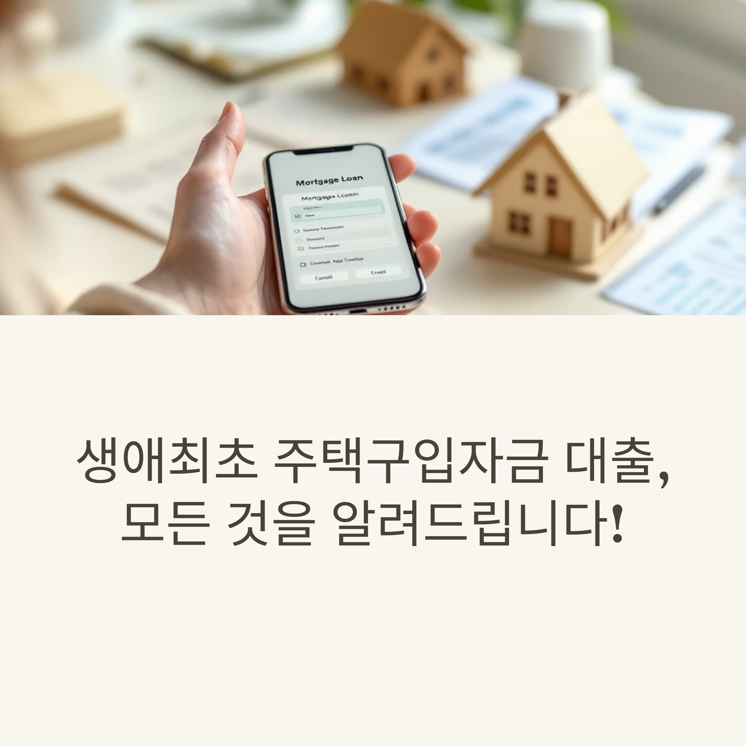 생애최초 주택구입자금대출 신청자격부터 한도, 금리 총정리