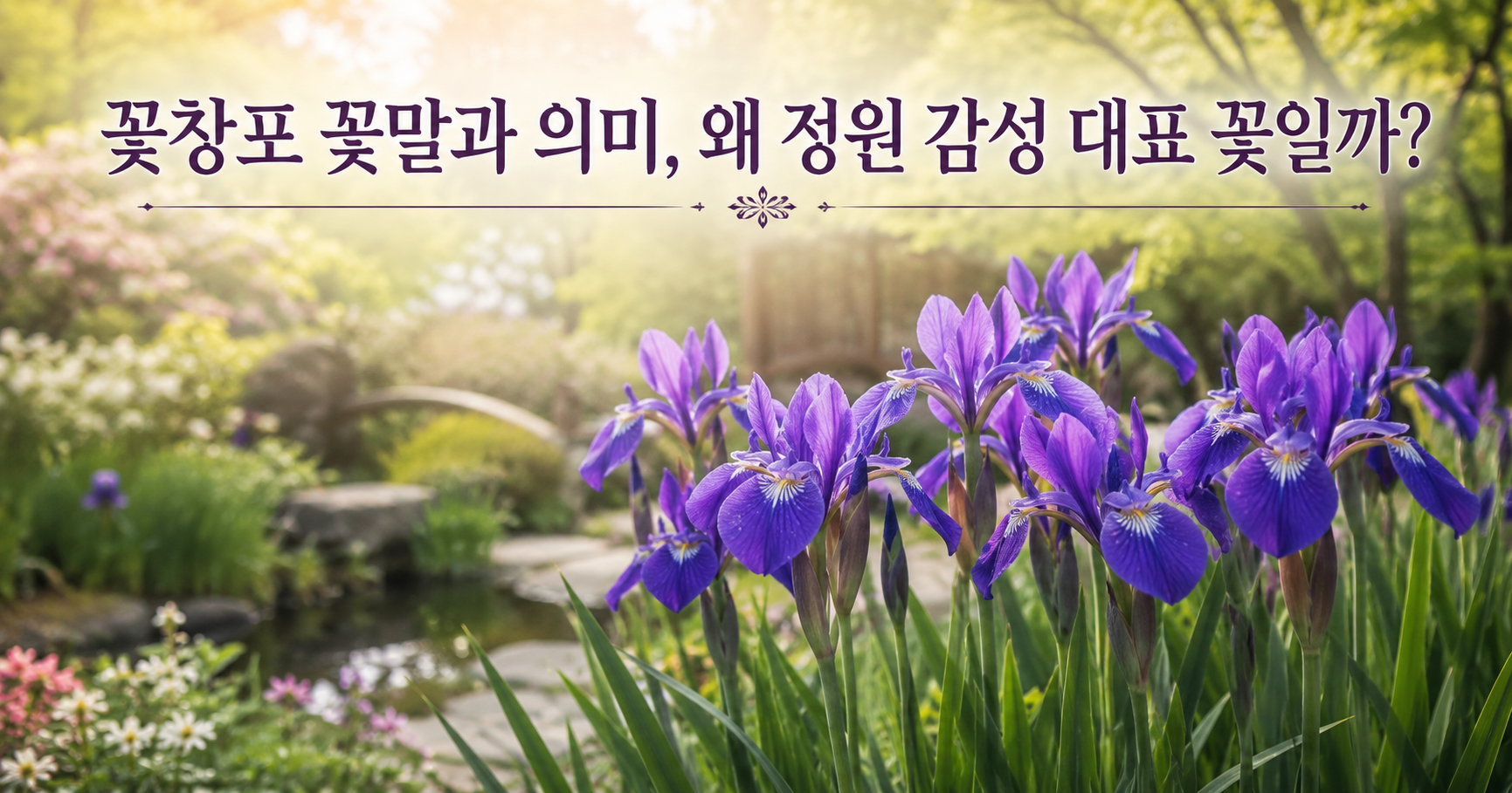 꽃창포 꽃말