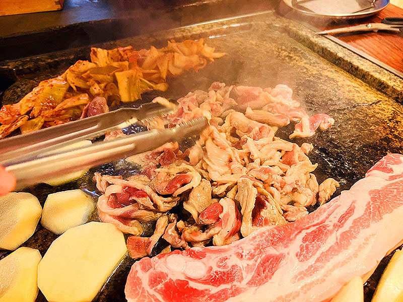 경기 광주 오리구이 돌판집 '수레실가든'