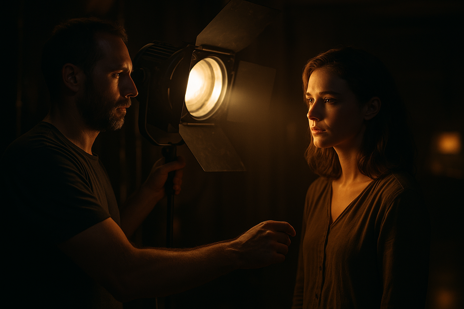 영화 속 조명 하나로 바뀌는 감정의 흐름 &ndash; 빛으로 감정을 설계하는 예술 관련 사진