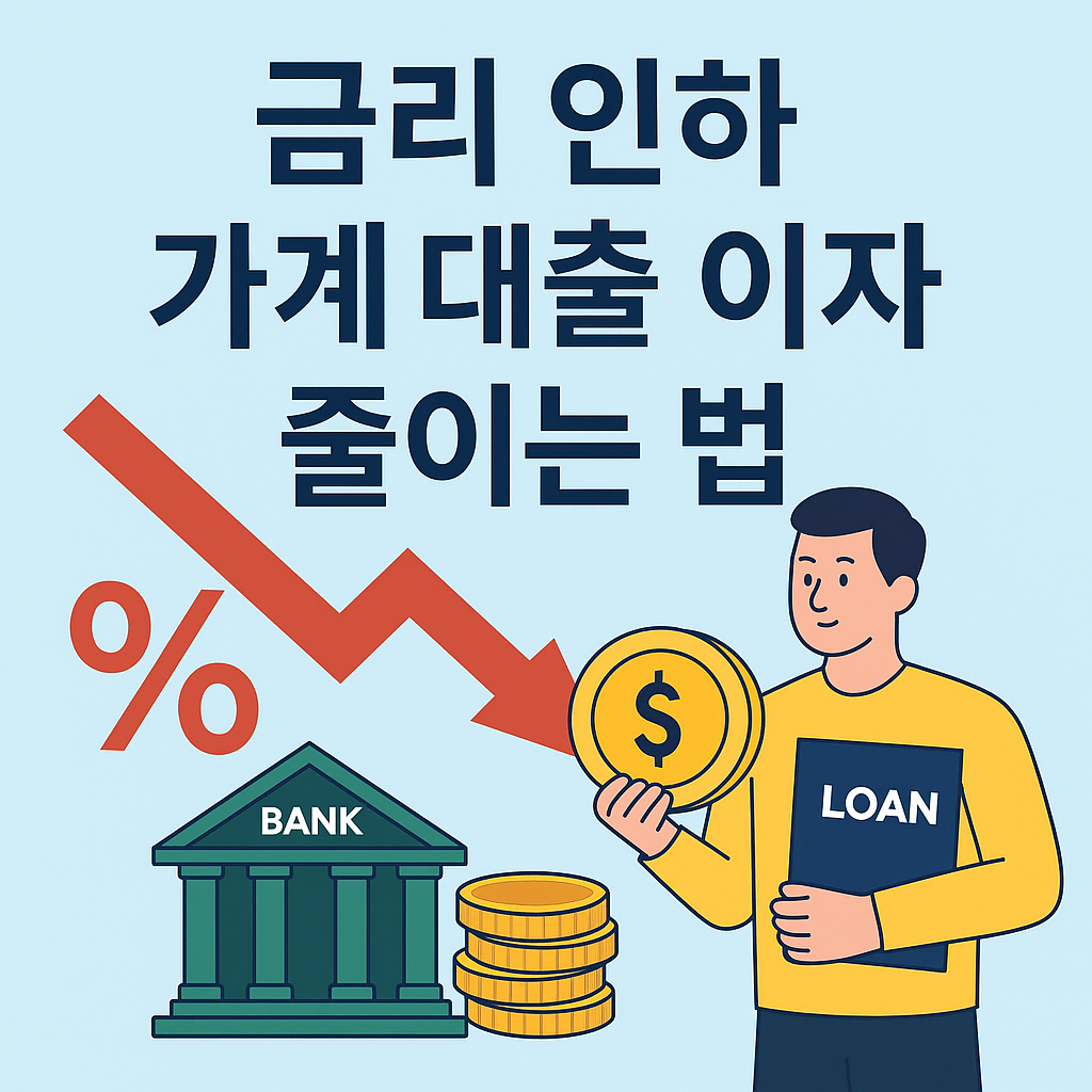 금리 인하 시 가계대출 이자 줄이는 법