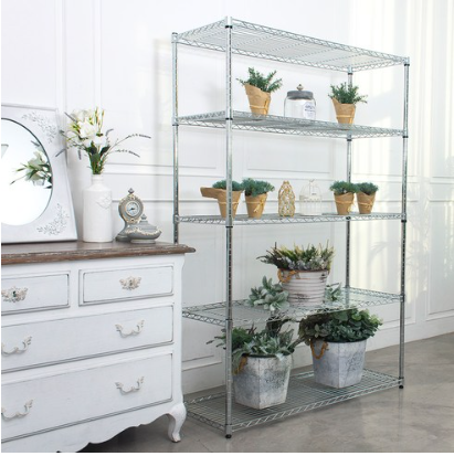 에스파스 메탈 스텐드선반 산업용1200 5단, 실버