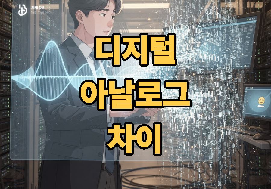 디지털 아날로그 차이