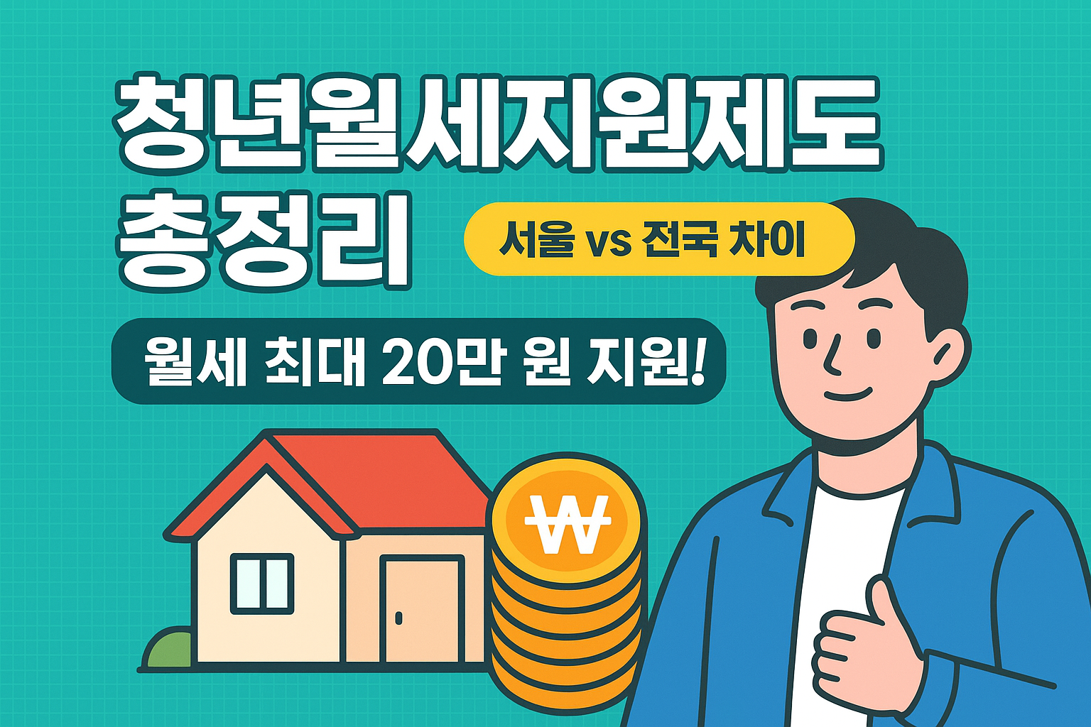 몰라서 못 받는 청년월세지원금!