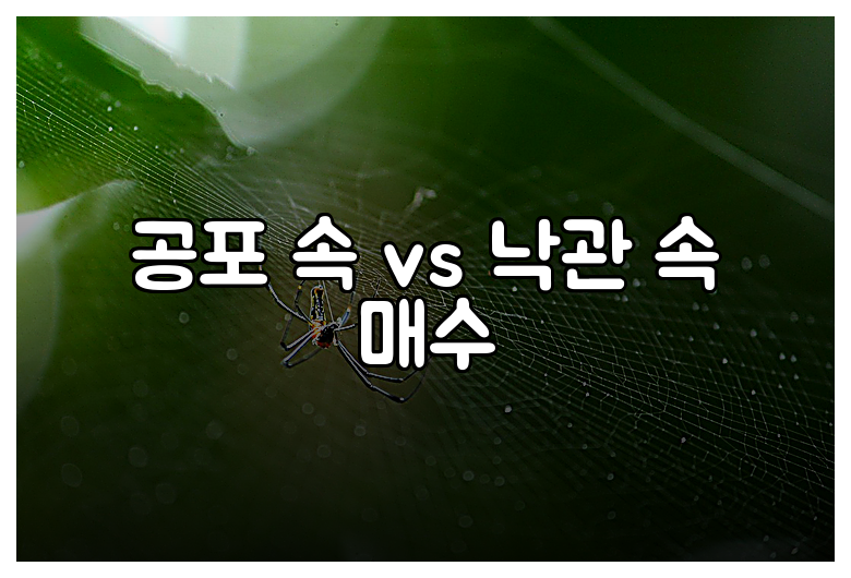 공포 속 vs 낙관 속 매수