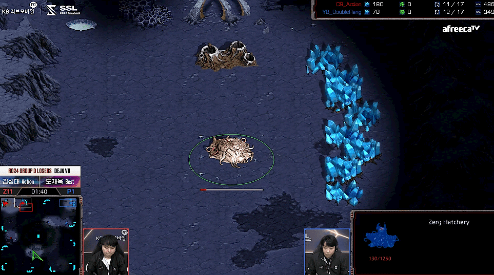 SSL 스타리그 D조 패자전 초반빌드