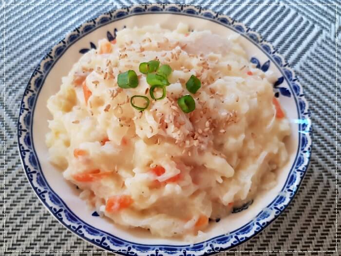 깨,파 송송 녹두닭죽
