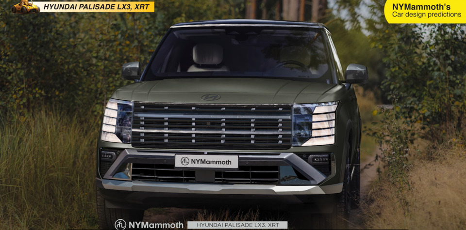 현대자동차 팰리세이드 풀체인지 XRT 예상도