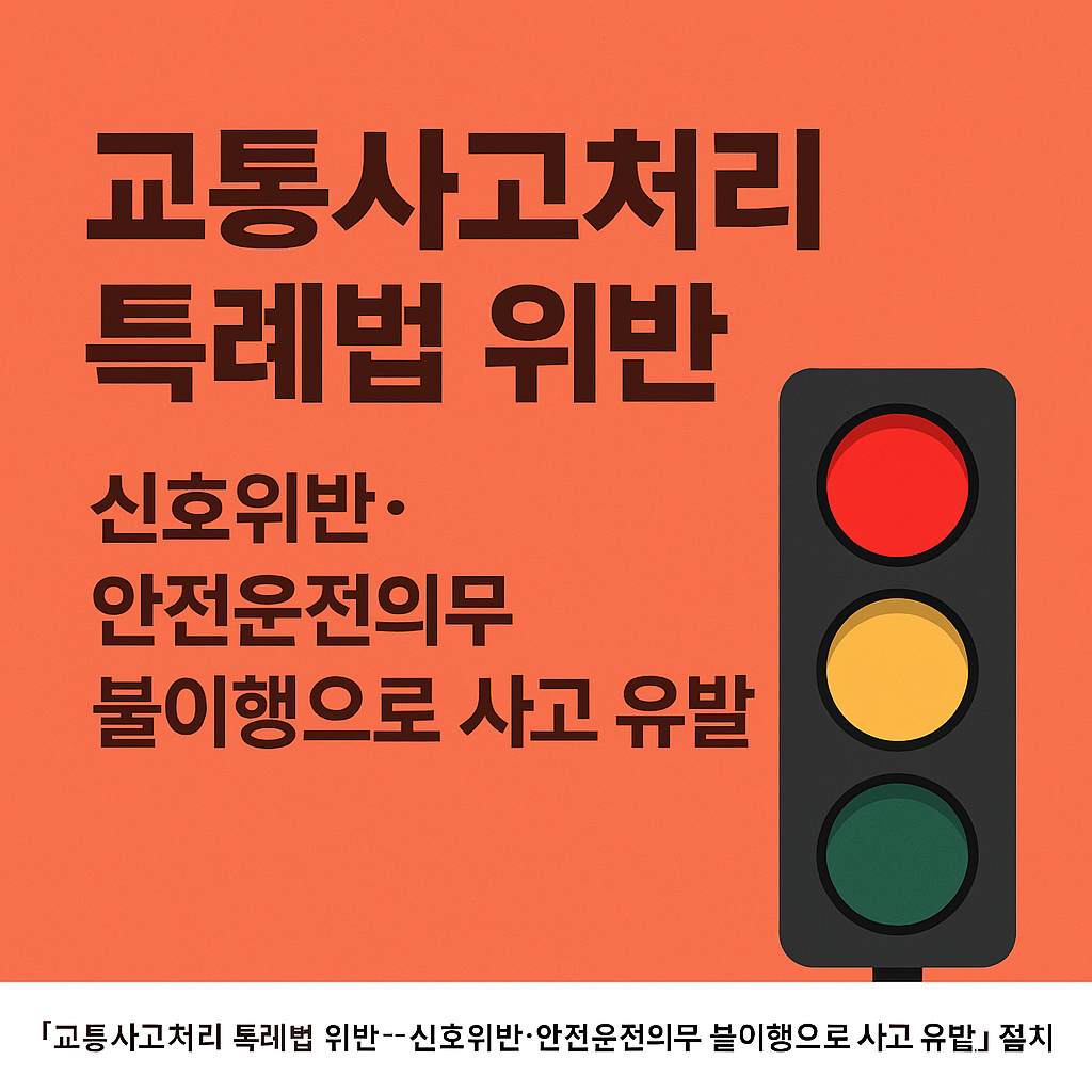 교통사고처리 특례법 위반