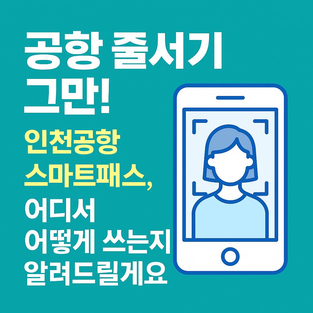 공항 줄서기 그만! 인천공항 스마트패스, 어디서 어떻게 쓰는지 알려드릴게요_썸네일이미지