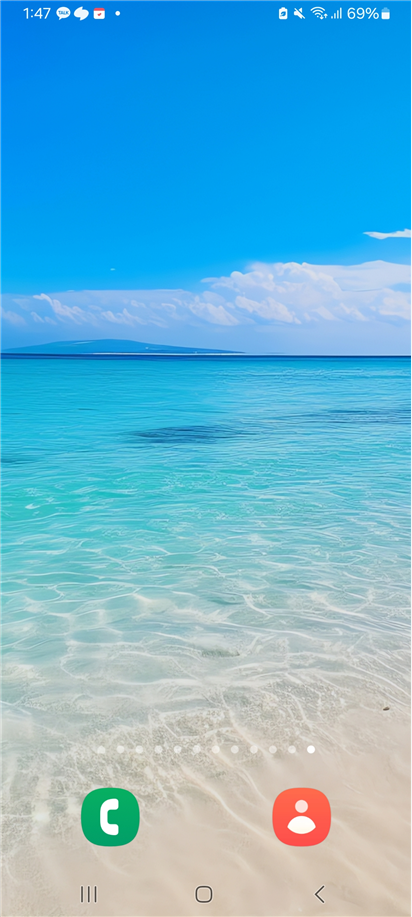 방법 1: 바탕화면 길게 누르기