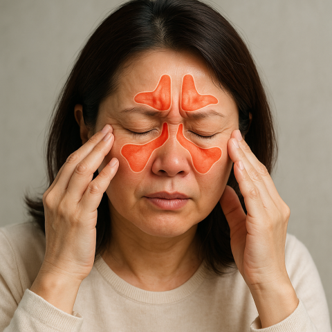 내시경 부비동 수술 시뮬레이션 그래픽