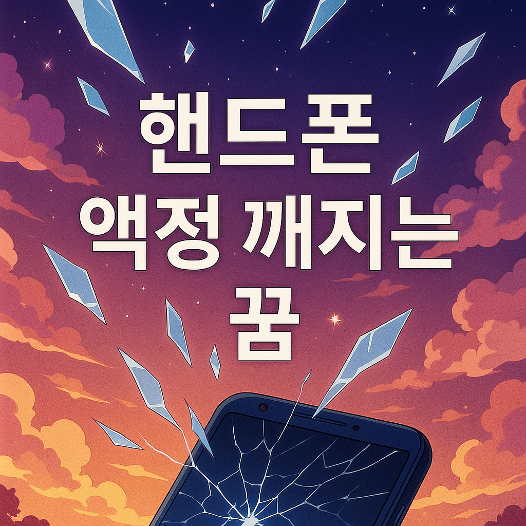 핸드폰 액정 깨지는 꿈