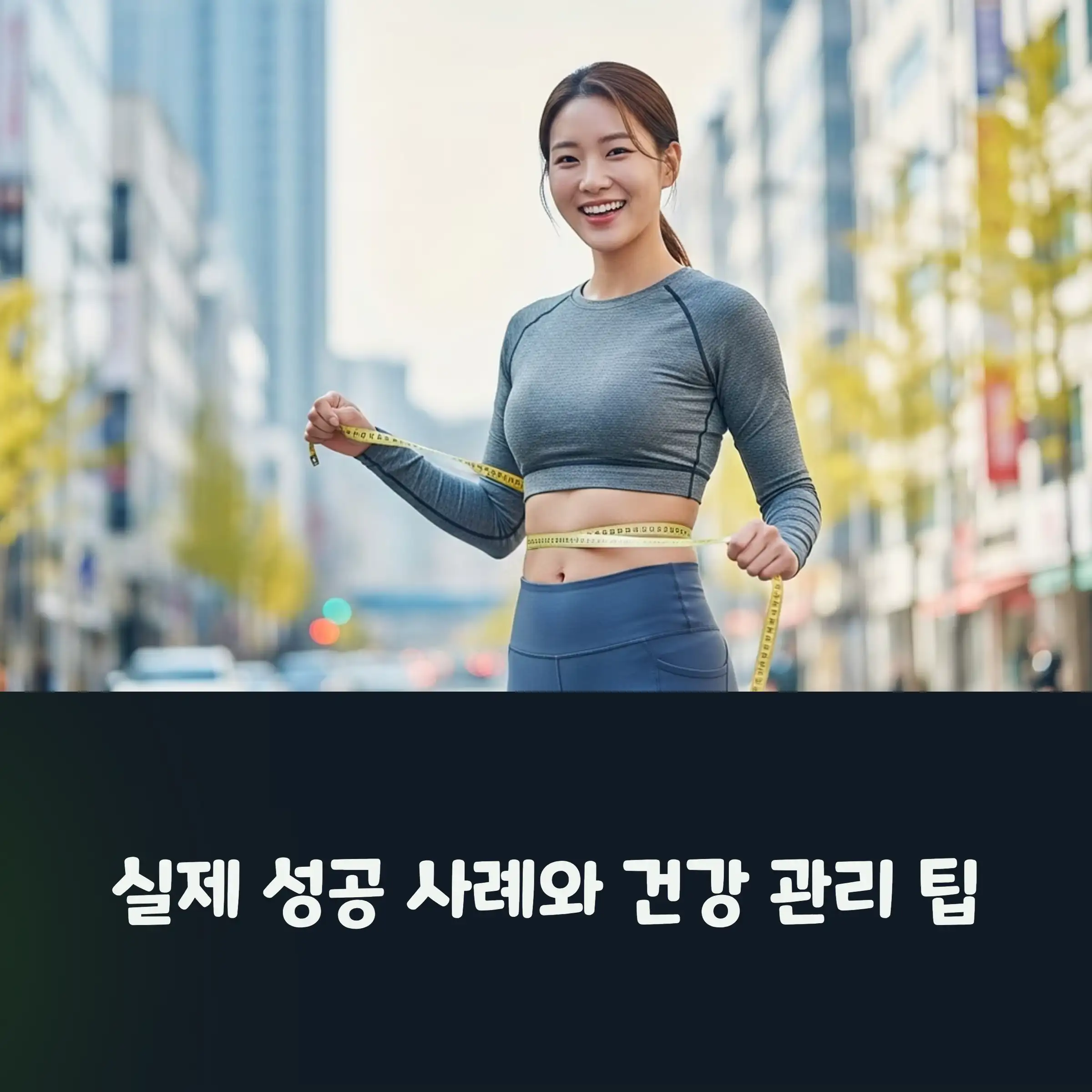 다이어트에 성공한 여성
