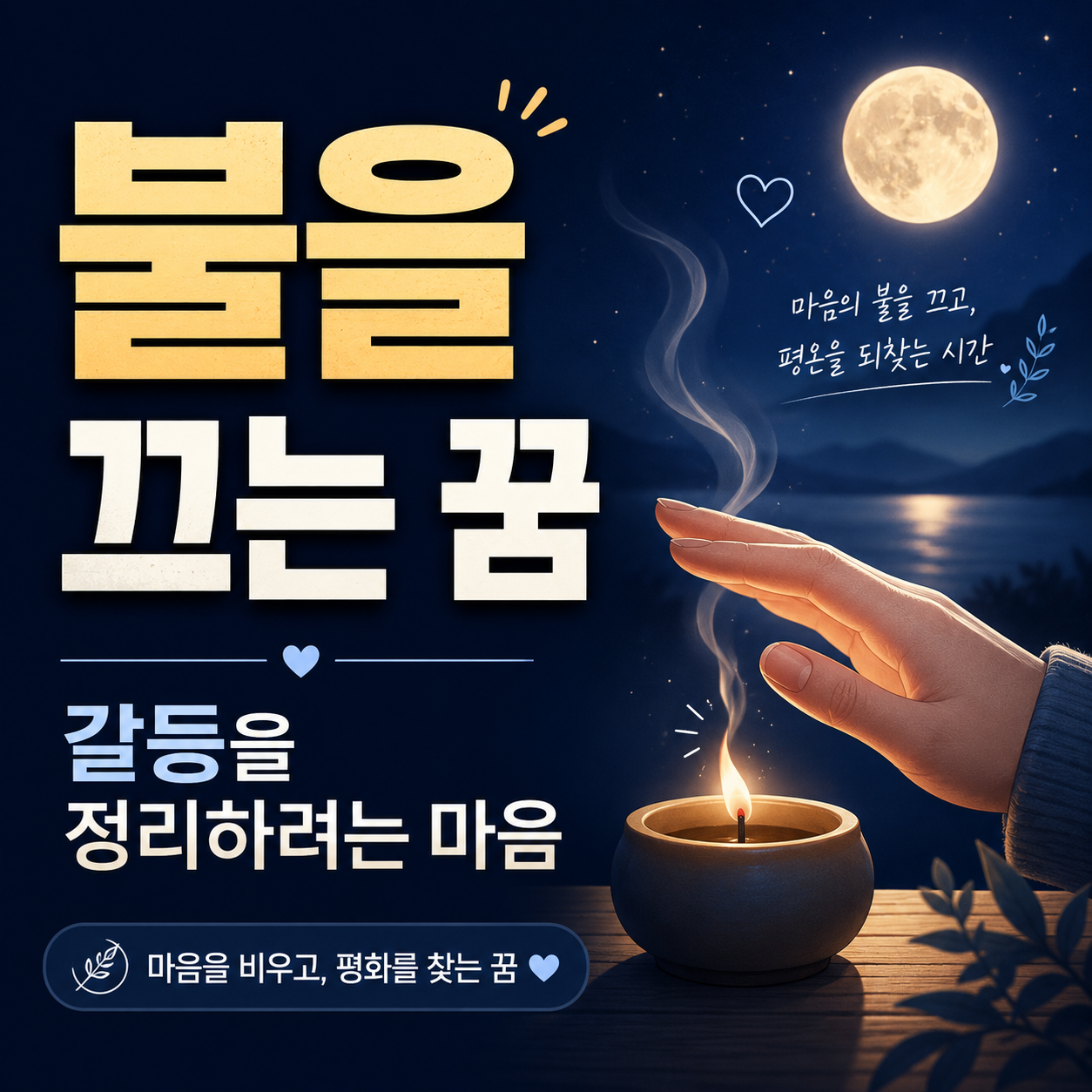 불을 끄는 꿈 해몽 이미지