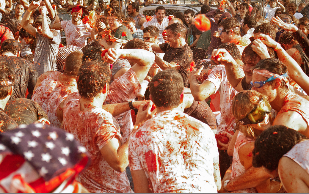 스페인 부뇰의 붉은 전쟁, 라 토마티나 축제