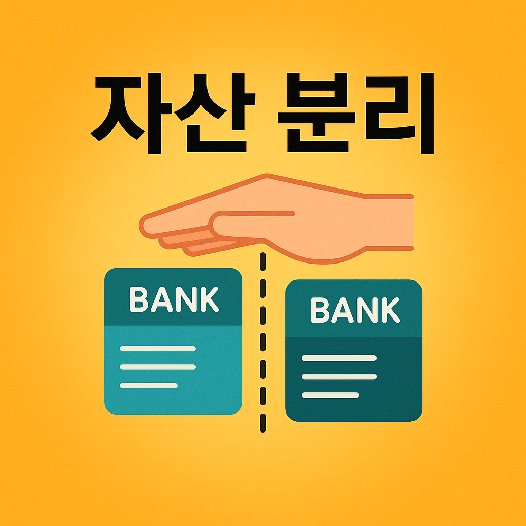 자산 분리 이미지