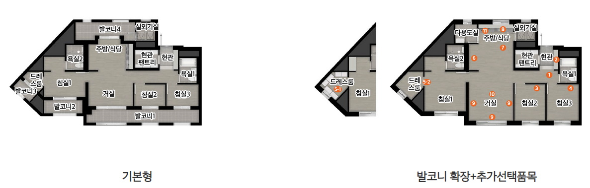 e편한세상 서울산 파크그란데 - 68B 평면도