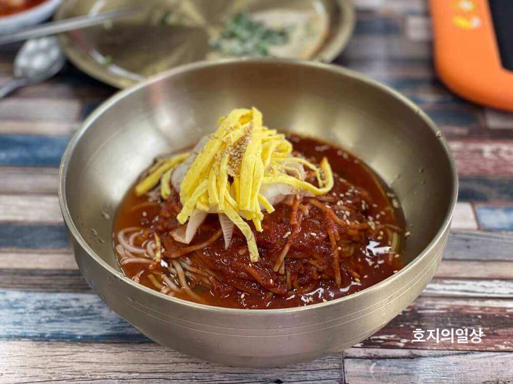 제주 맛집 메밀밭에 가시리 - 메밀 비빔면