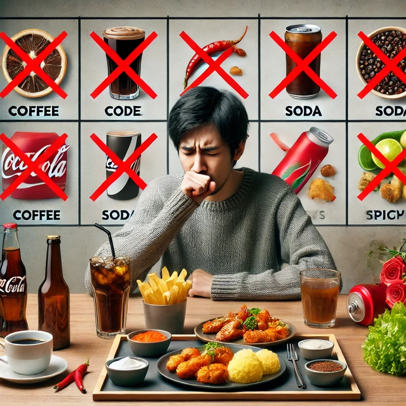 기침을 유발하는 음식과 환경