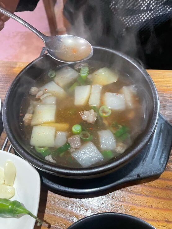 군산맛집-한일옥-한우무우국