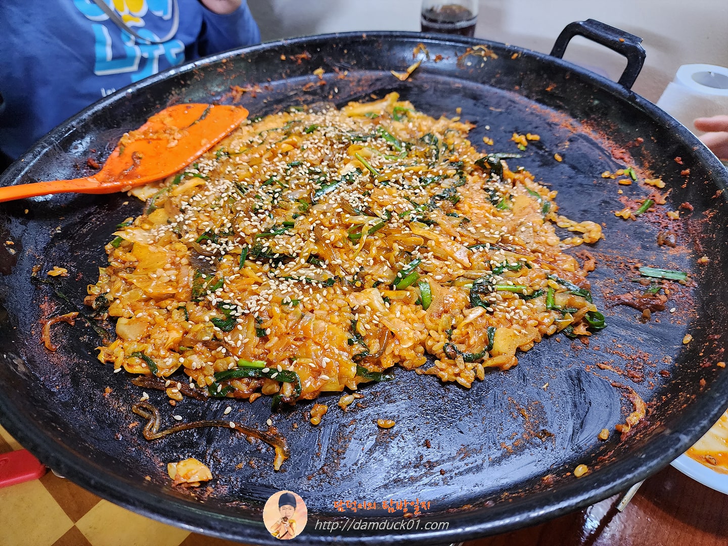 순대곱창볶음 볶음밥