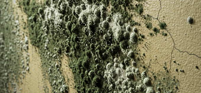 곰팡이가 있는 벽