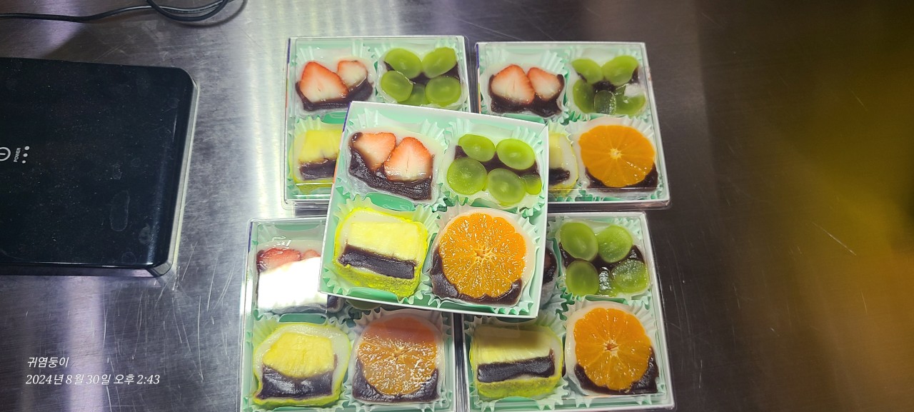 제주 곱들락 과일모찌&#44;제철 과일로 만든 수제 디저트&#44; 선물·택배 모두 가능!