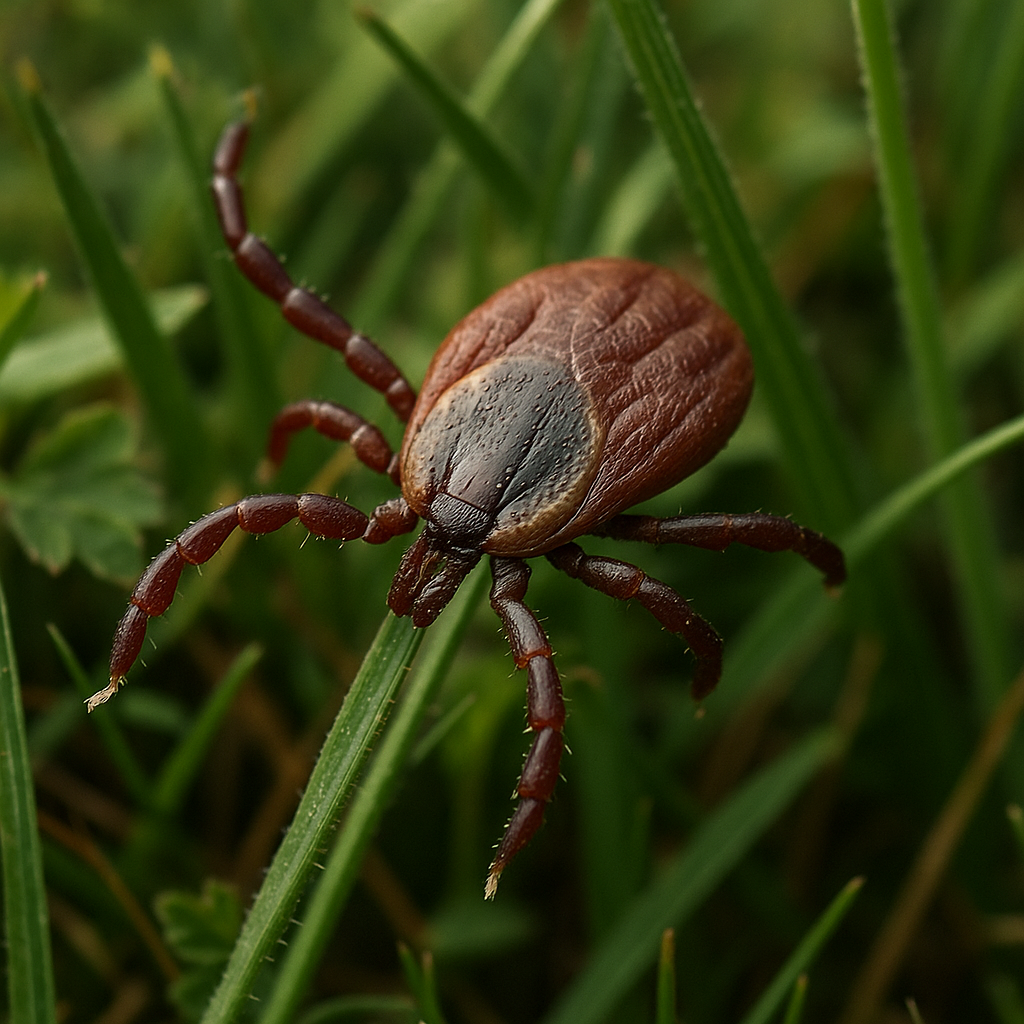 야생 참진드기 이미지