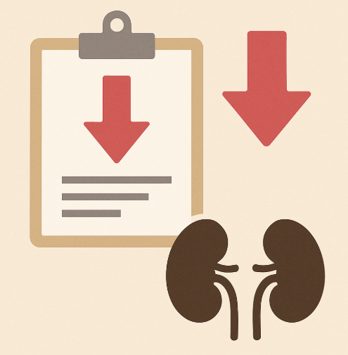 크레아티닌 수치가 낮으면