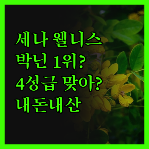 세나 웰니스 리트리트.. 박닌 1위?