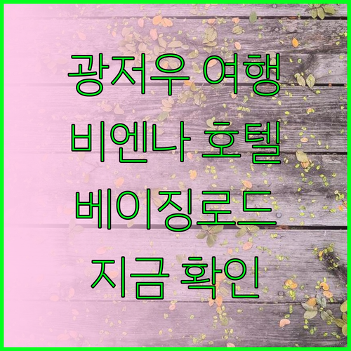 광저우 여행 필수 정보 비엔나 호텔 