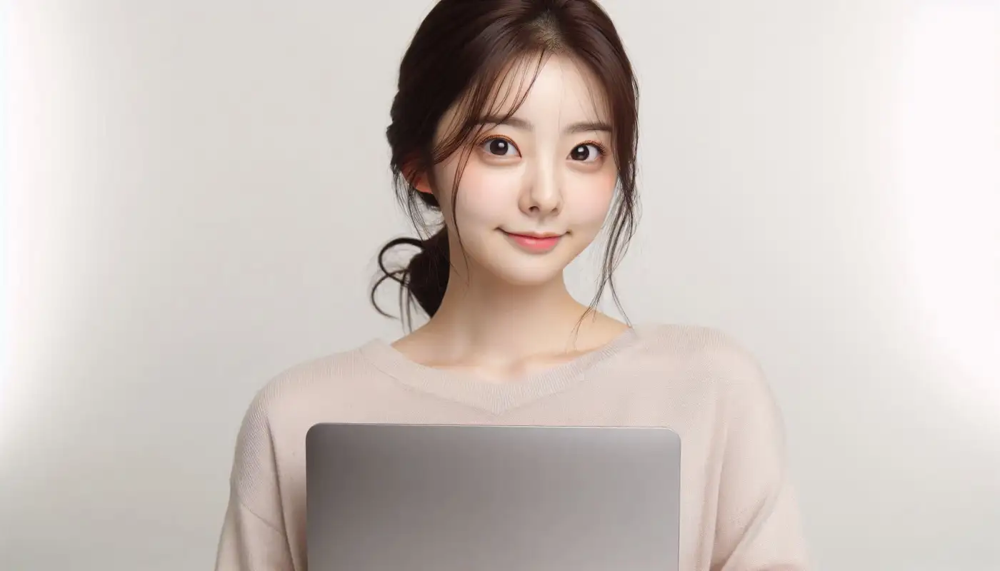 빗썸-이벤트쿠폰-기간-확인-하는법을-알아보는-여성의-모습