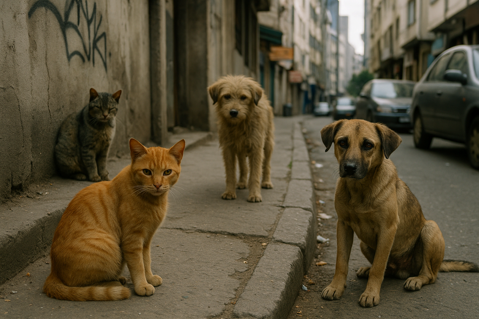 도시화가 유기 동물에게 미치는 심리적 영향 -들개들은 왜 공격성을 띠게 되었을까?