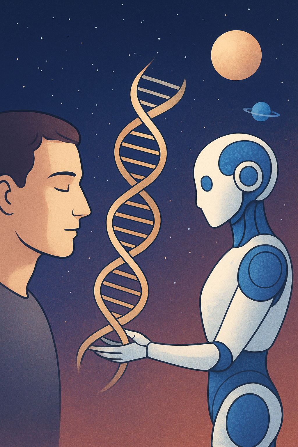 🌌 AI-우주 공생 생태계: 인공지능이 우주 환경에 적응하는 진화 시뮬레이션