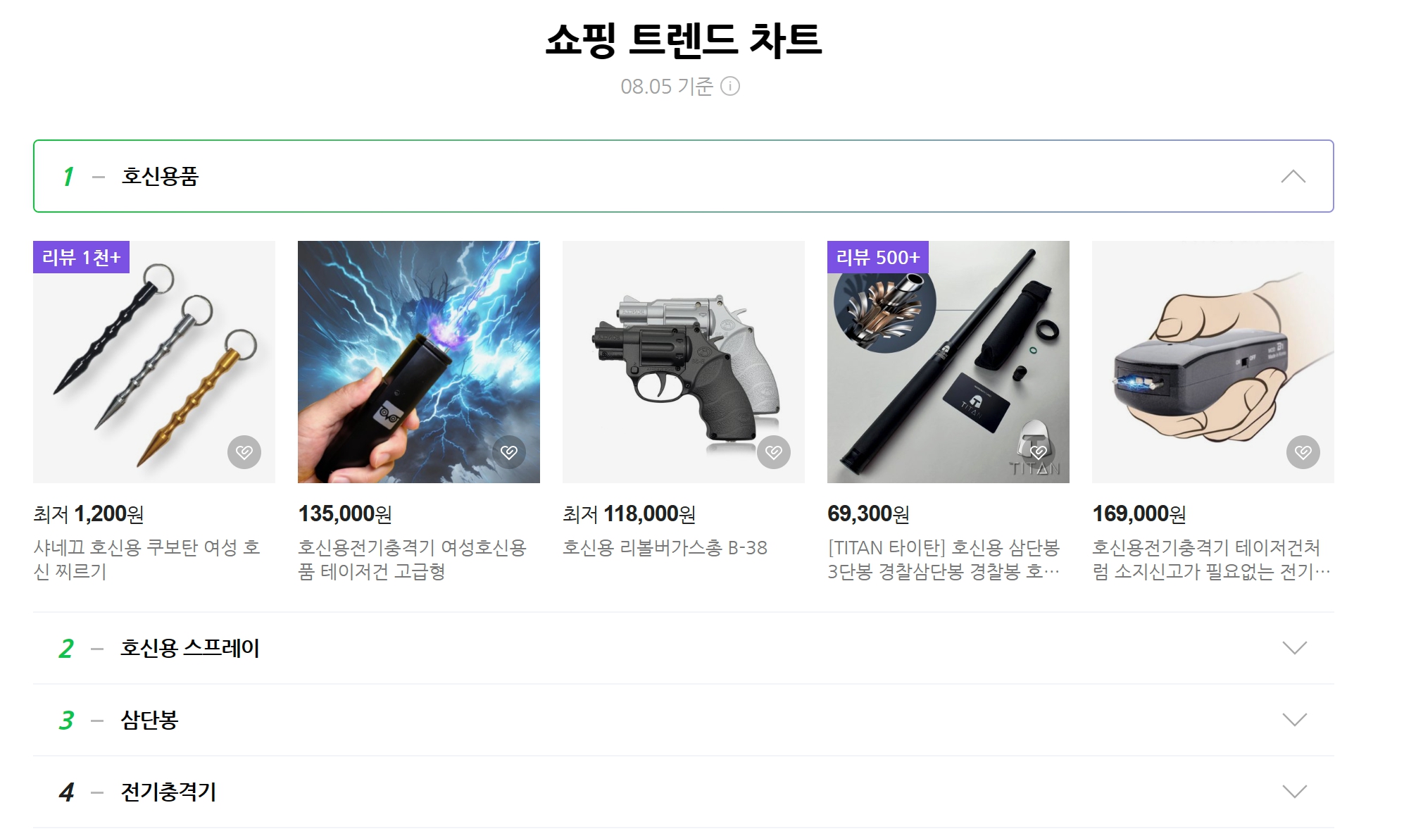 호신용품