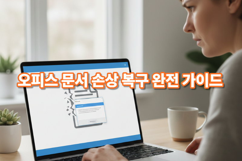 오피스 문서 손상 복구 사례