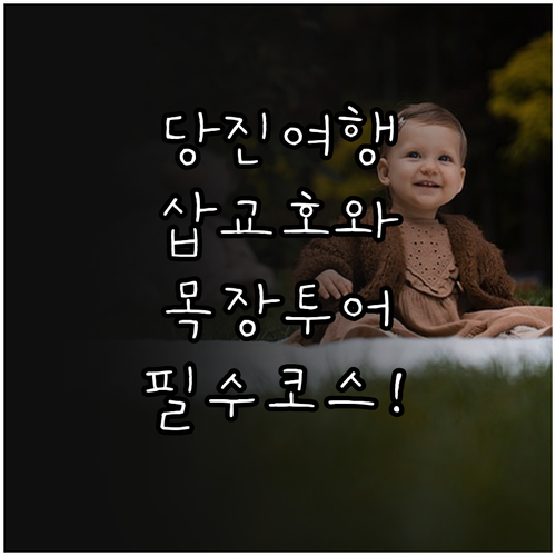 아이와 함께 가기 좋은 당진 여행지 ..