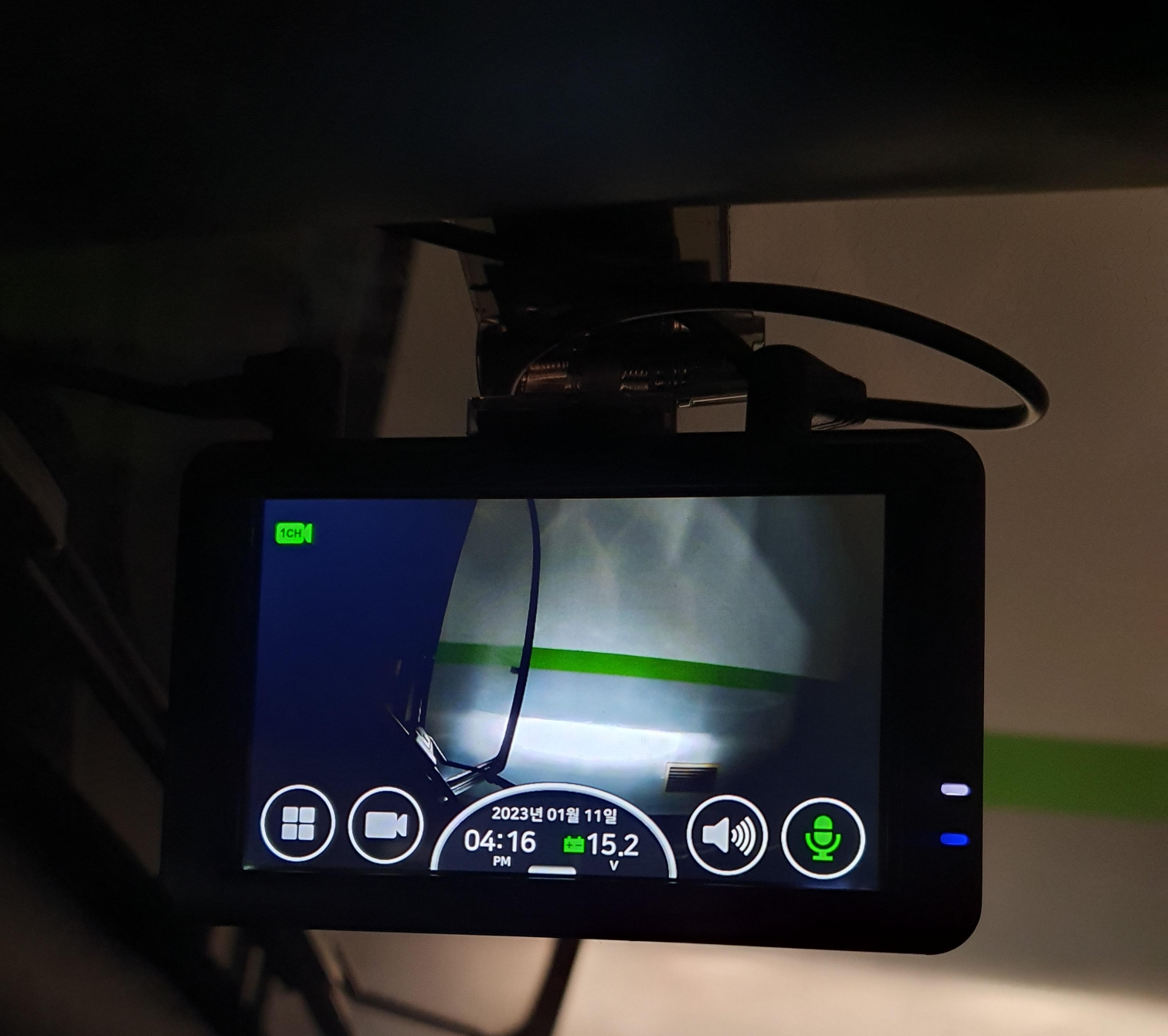 GPS백업 베터리 교체후 시간틀어짐이 해결 되었다.