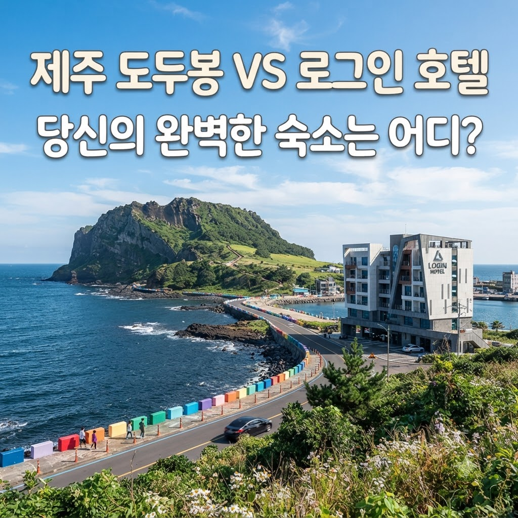 제주 도두봉과 로긴 호텔 중 당신의 ..