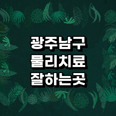 광주 남구 정형외과