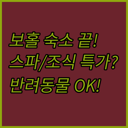 보홀 베스트 B&B 호텔 스파 무료 ..