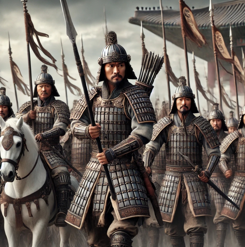 사극 바람의 나라 배경인 고구려시대 군사들의 모습