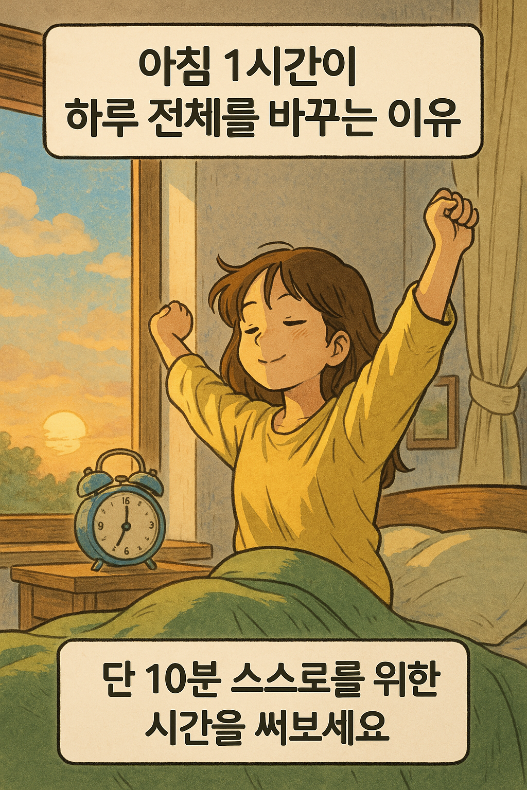 아침 1시간이 하루 전체를 바꾸는 이유