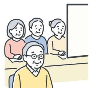 운전교육장에서-오프라인-교육을-수강하는-모습