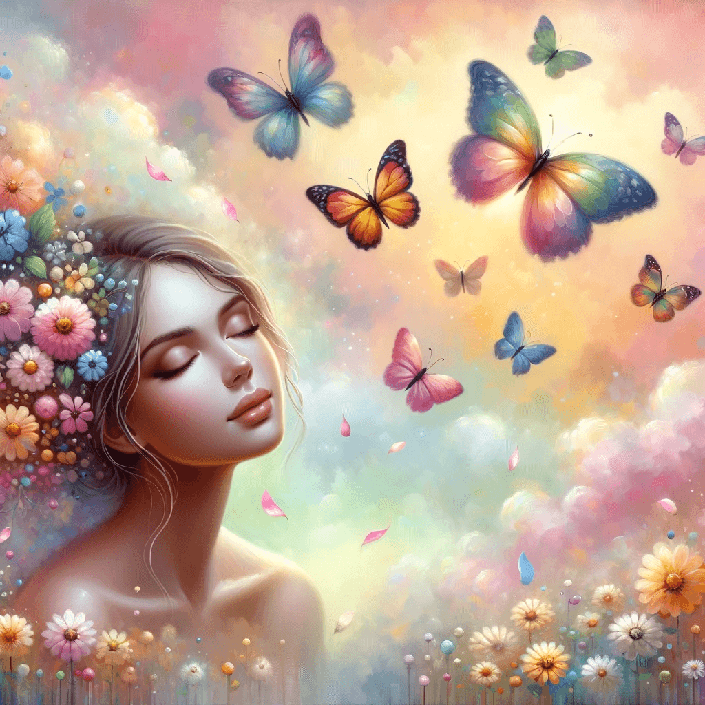 나비 꿈을 꾸는 여자