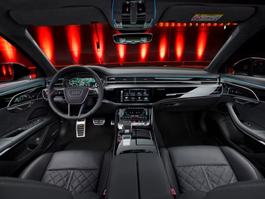 아우디 A8 내부 디자인